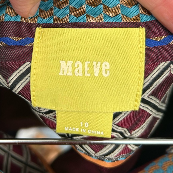 Maeve Multicolor Striped Pencil Skirt size 10 - Picture 10 of 10